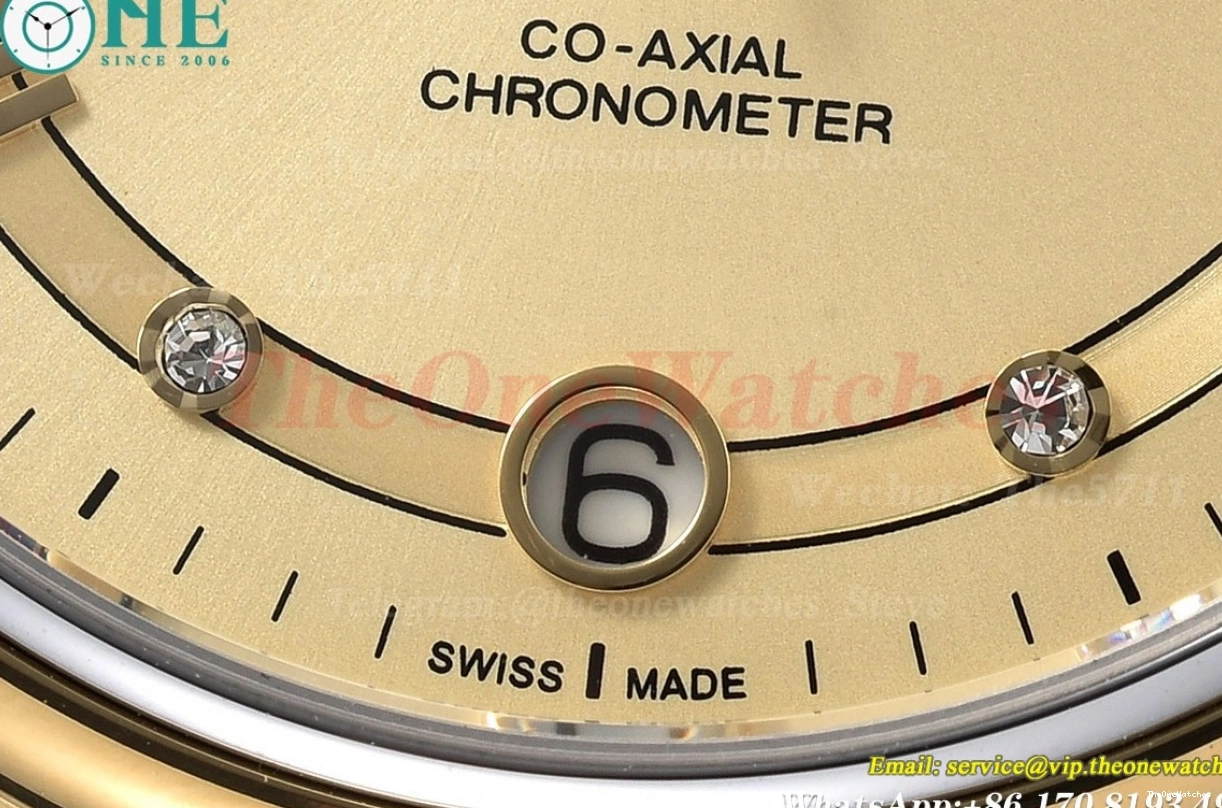 De Dial Ville YG 32.7mm MY8215 Prestige Ladies Gold GDF SS 0228